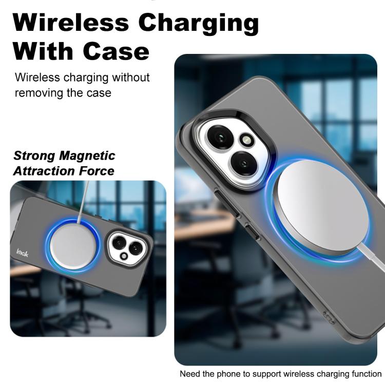 For Honor 400 Global 156.5mm IMAK Chocolate Series TPU + PET MagSafe Phone Case