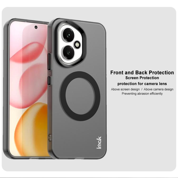 For Honor 400 Global 156.5mm IMAK Chocolate Series TPU + PET MagSafe Phone Case