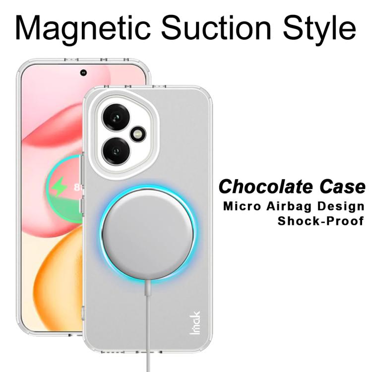 For Honor 400 Global 156.5mm IMAK Chocolate Series TPU + PET MagSafe Phone Case