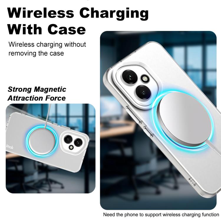 For Honor 400 Global 156.5mm IMAK Chocolate Series TPU + PET MagSafe Phone Case