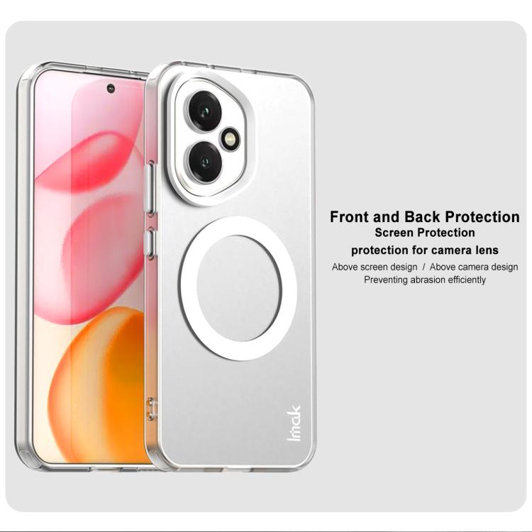 For Honor 400 Global 156.5mm IMAK Chocolate Series TPU + PET MagSafe Phone Case