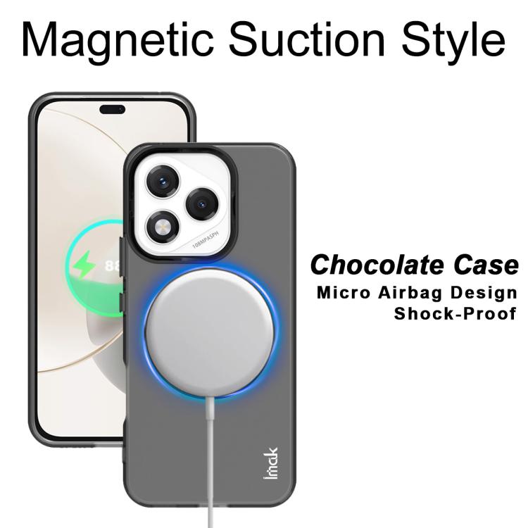 For Honor 400 Lite Global IMAK Chocolate Series TPU + PET MagSafe Phone Case