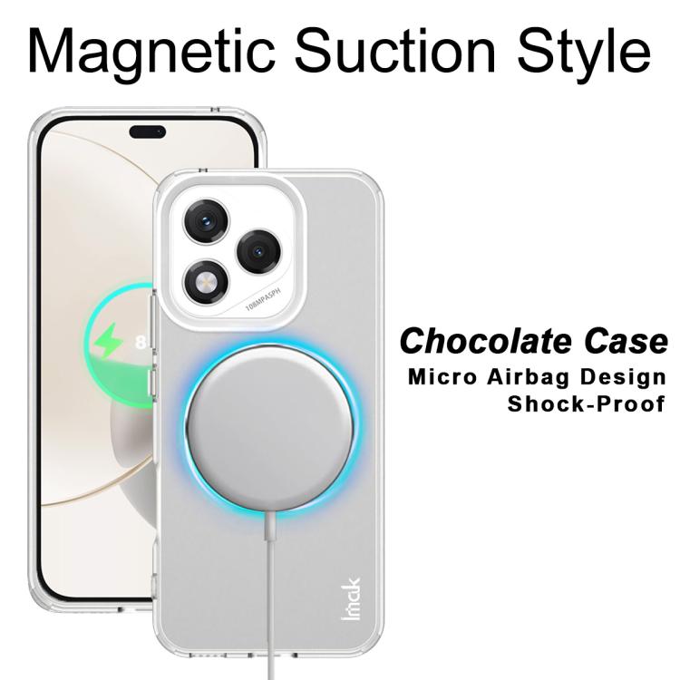 For Honor 400 Lite Global IMAK Chocolate Series TPU + PET MagSafe Phone Case
