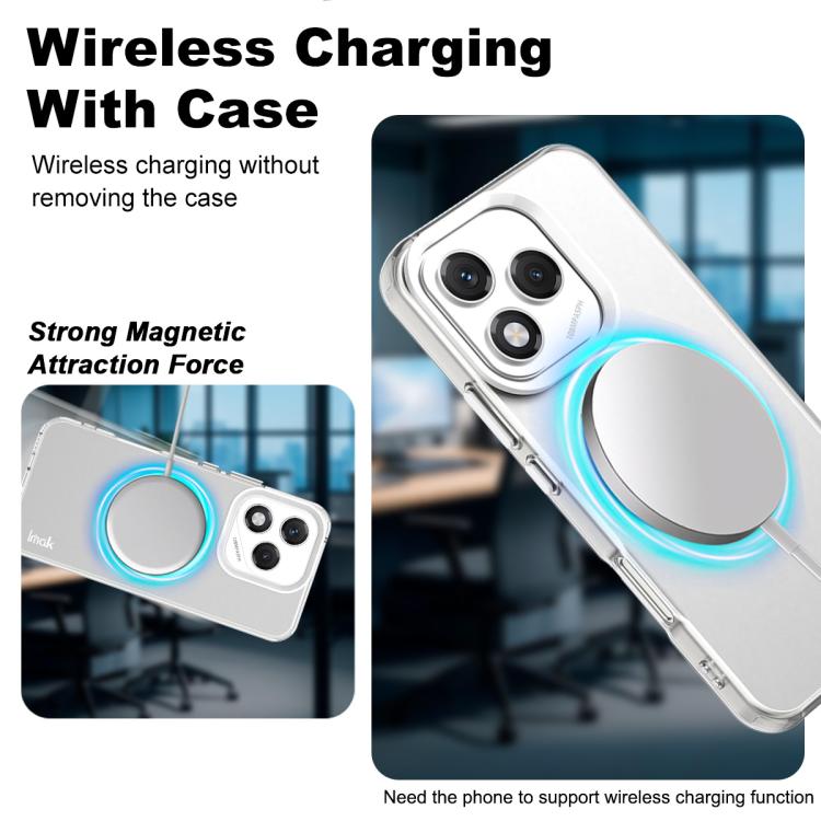 For Honor 400 Lite Global IMAK Chocolate Series TPU + PET MagSafe Phone Case