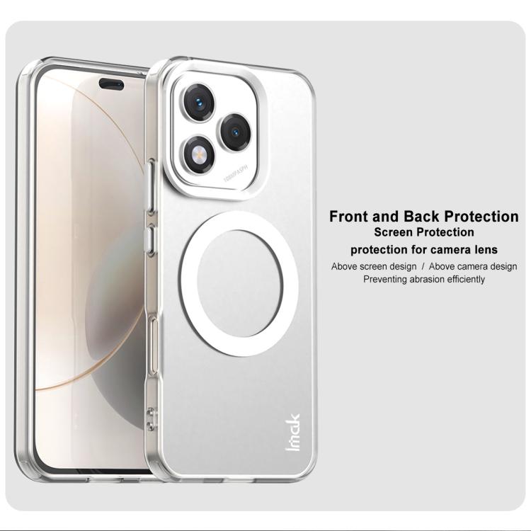 For Honor 400 Lite Global IMAK Chocolate Series TPU + PET MagSafe Phone Case