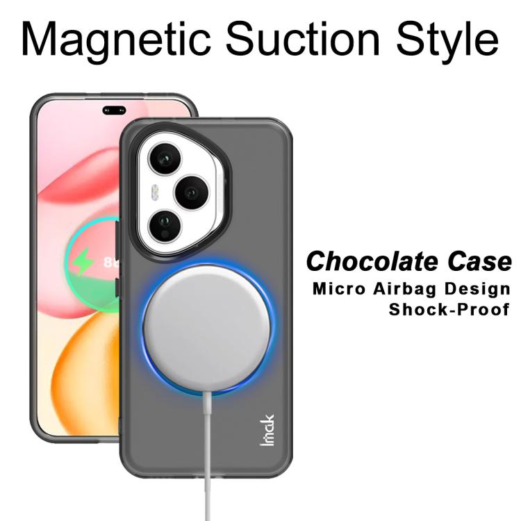 For Honor 400 Pro Global 160.8mm IMAK Chocolate Series TPU + PET MagSafe Phone Case