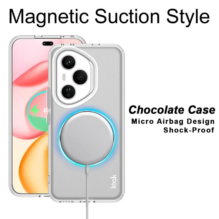 For Honor 400 Pro Global 160.8mm IMAK Chocolate Series TPU + PET MagSafe Phone Case