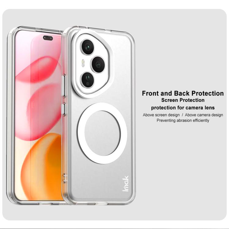 For Honor 400 Pro Global 160.8mm IMAK Chocolate Series TPU + PET MagSafe Phone Case