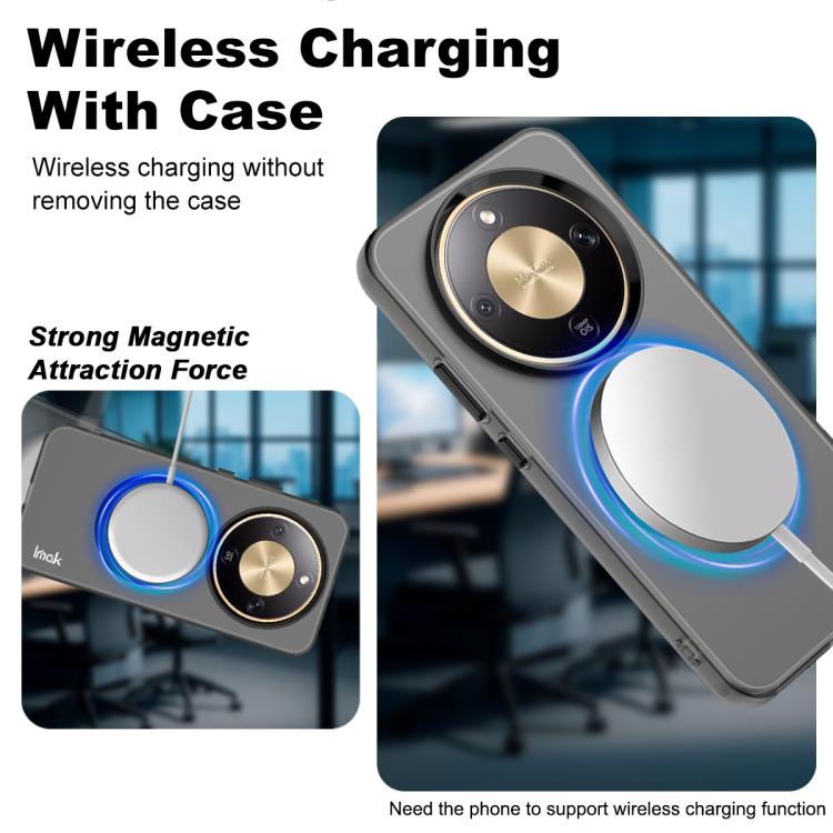 For Honor X70 5G/Magic8 Lite/X9d 5G IMAK Chocolate Series TPU + PET MagSafe Phone Case