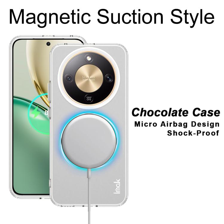 For Honor X70 5G/Magic8 Lite/X9d 5G IMAK Chocolate Series TPU + PET MagSafe Phone Case