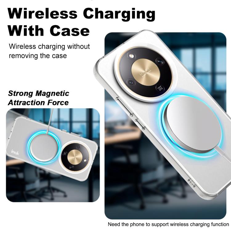 For Honor X70 5G/Magic8 Lite/X9d 5G IMAK Chocolate Series TPU + PET MagSafe Phone Case