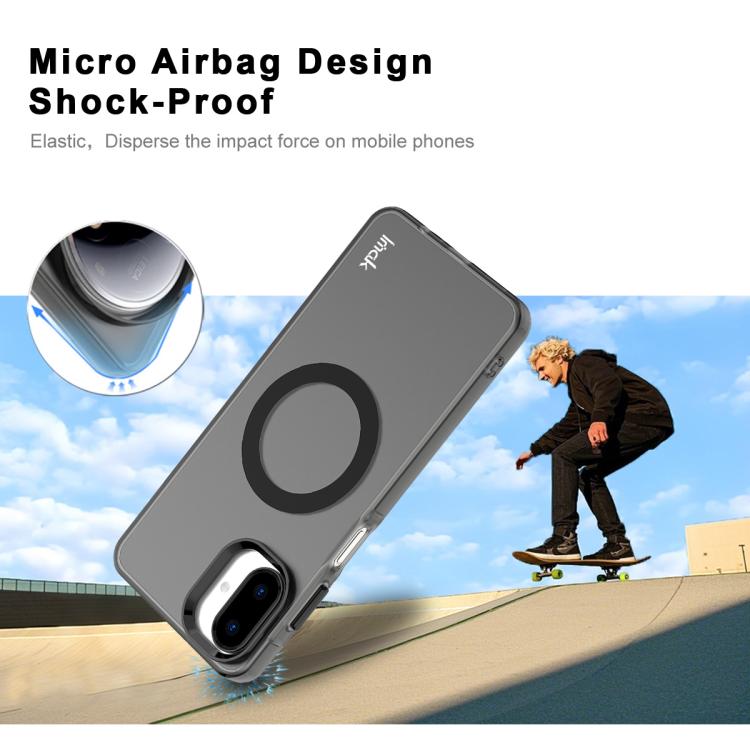 For Samsung Galaxy A07 4G IMAK Chocolate Series TPU + PET MagSafe Phone Case
