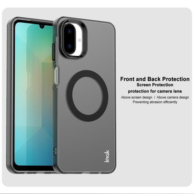 For Samsung Galaxy A07 4G IMAK Chocolate Series TPU + PET MagSafe Phone Case