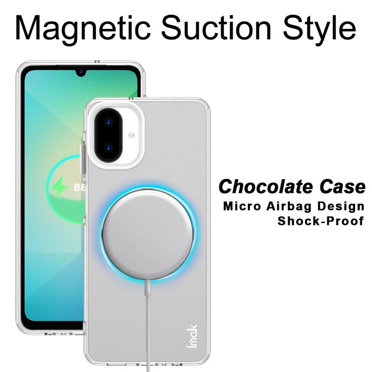 For Samsung Galaxy A07 4G IMAK Chocolate Series TPU + PET MagSafe Phone Case