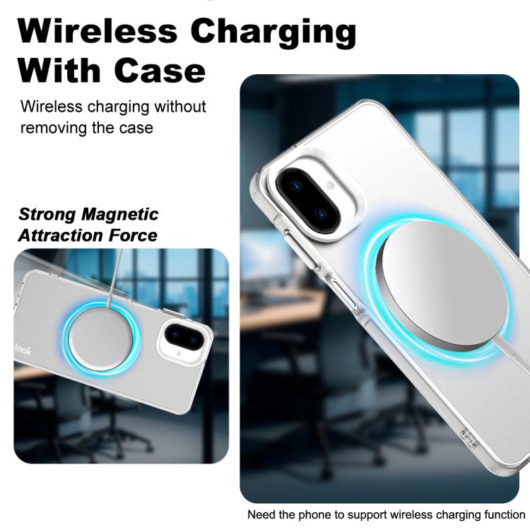 For Samsung Galaxy A07 4G IMAK Chocolate Series TPU + PET MagSafe Phone Case