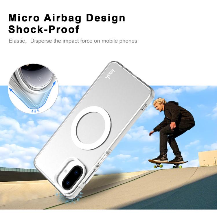 For Samsung Galaxy A07 4G IMAK Chocolate Series TPU + PET MagSafe Phone Case