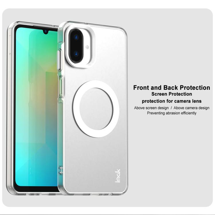 For Samsung Galaxy A07 4G IMAK Chocolate Series TPU + PET MagSafe Phone Case
