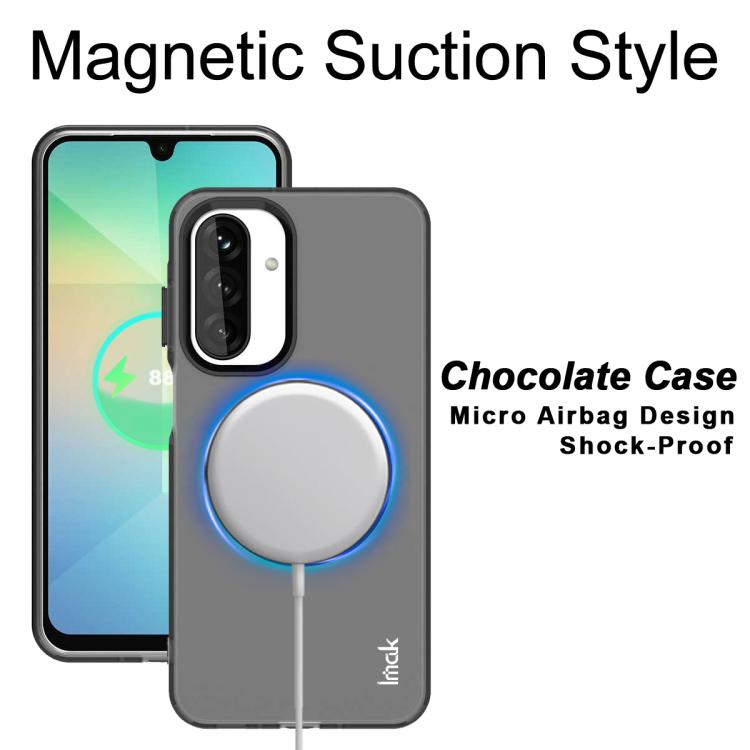 For Samsung Galaxy A17 5G IMAK Chocolate Series TPU + PET MagSafe Phone Case