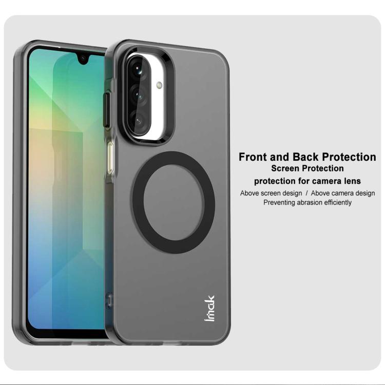 For Samsung Galaxy A17 5G IMAK Chocolate Series TPU + PET MagSafe Phone Case