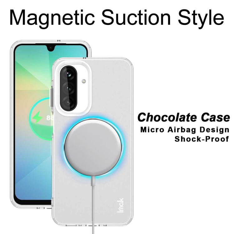 For Samsung Galaxy A17 5G IMAK Chocolate Series TPU + PET MagSafe Phone Case