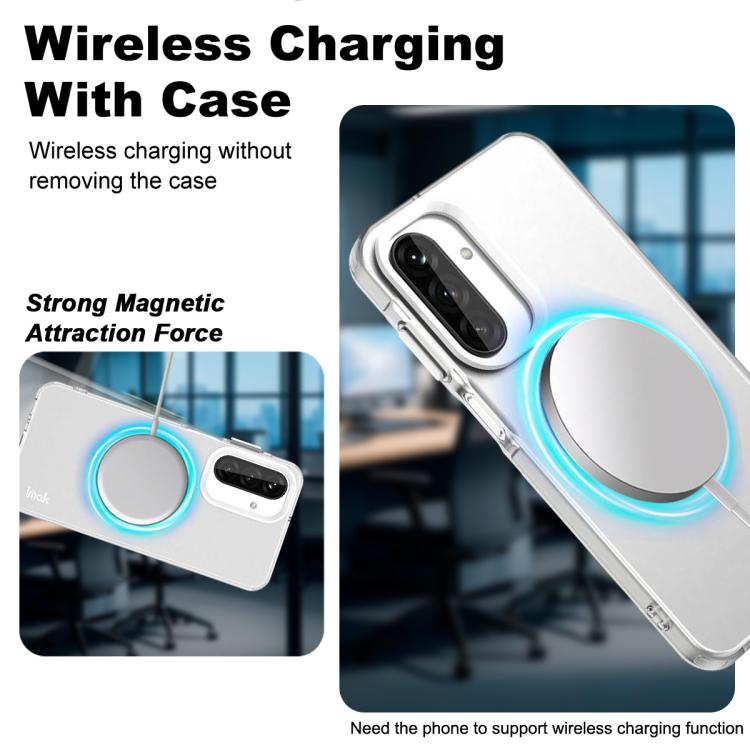 For Samsung Galaxy A17 5G IMAK Chocolate Series TPU + PET MagSafe Phone Case