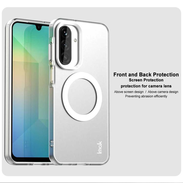 For Samsung Galaxy A17 5G IMAK Chocolate Series TPU + PET MagSafe Phone Case
