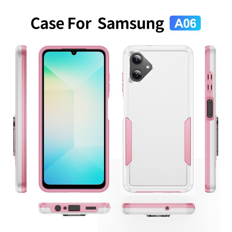 For Samsung Galaxy A06 4G / 5G Pioneer Armor Heavy Duty PC Hybrid TPU Phone Case