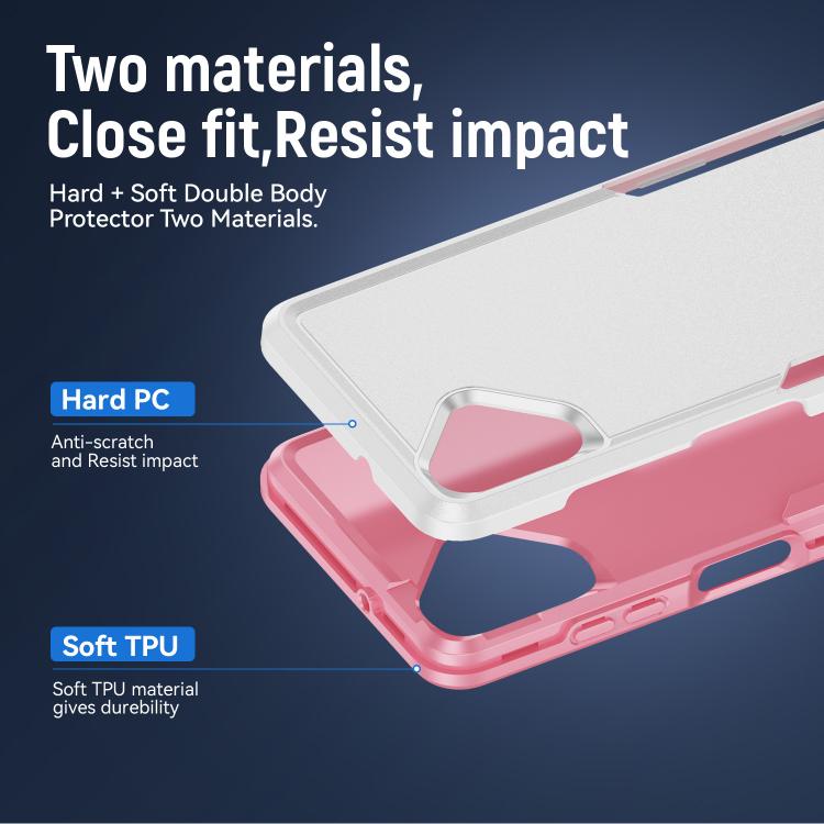 For Samsung Galaxy A06 4G / 5G Pioneer Armor Heavy Duty PC Hybrid TPU Phone Case