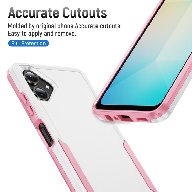 For Samsung Galaxy A06 4G / 5G Pioneer Armor Heavy Duty PC Hybrid TPU Phone Case