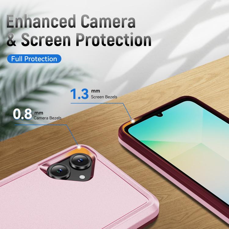 For Samsung Galaxy A06 4G / 5G Pioneer Armor Heavy Duty PC Hybrid TPU Phone Case