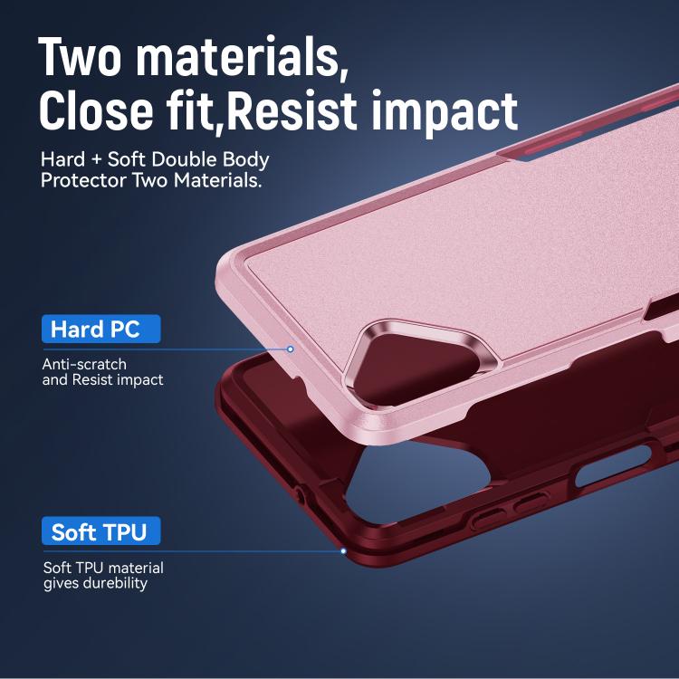 For Samsung Galaxy A06 4G / 5G Pioneer Armor Heavy Duty PC Hybrid TPU Phone Case