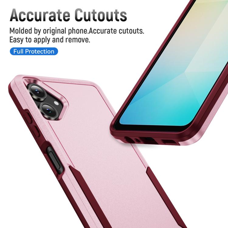 For Samsung Galaxy A06 4G / 5G Pioneer Armor Heavy Duty PC Hybrid TPU Phone Case