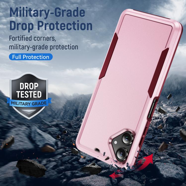 For Samsung Galaxy A06 4G / 5G Pioneer Armor Heavy Duty PC Hybrid TPU Phone Case