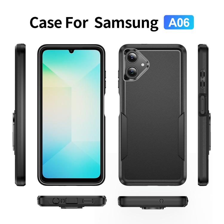 For Samsung Galaxy A06 4G / 5G Pioneer Armor Heavy Duty PC Hybrid TPU Phone Case