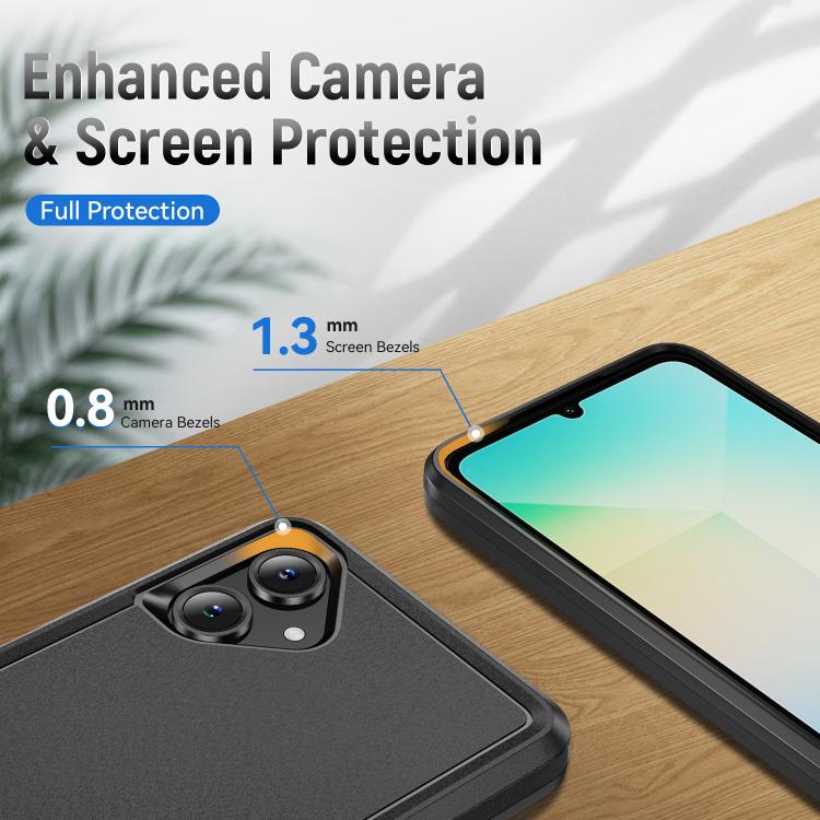 For Samsung Galaxy A06 4G / 5G Pioneer Armor Heavy Duty PC Hybrid TPU Phone Case