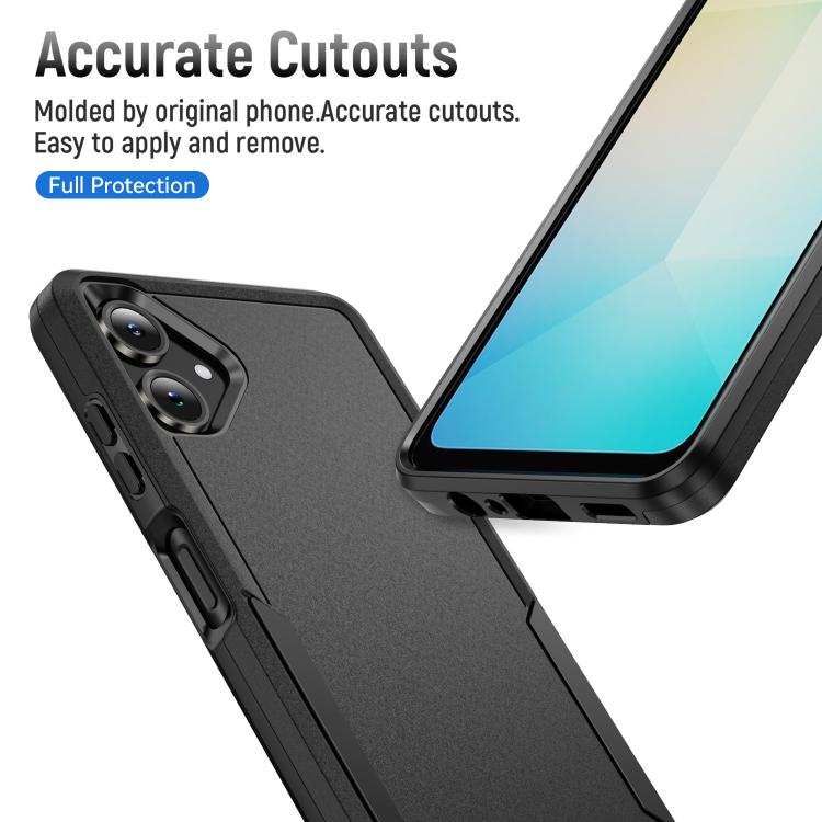 For Samsung Galaxy A06 4G / 5G Pioneer Armor Heavy Duty PC Hybrid TPU Phone Case