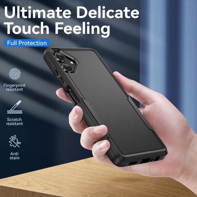 For Samsung Galaxy A06 4G / 5G Pioneer Armor Heavy Duty PC Hybrid TPU Phone Case