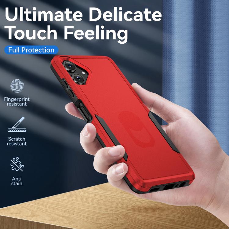 For Samsung Galaxy A06 4G / 5G Pioneer Armor Heavy Duty PC Hybrid TPU Phone Case