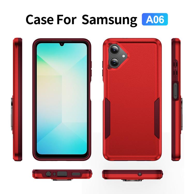 For Samsung Galaxy A06 4G / 5G Pioneer Armor Heavy Duty PC Hybrid TPU Phone Case