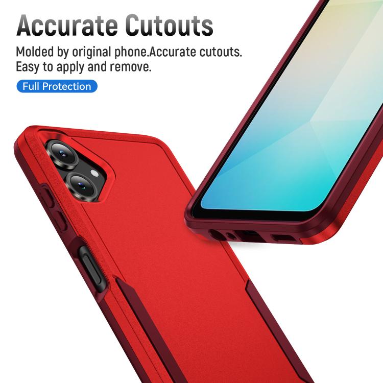 For Samsung Galaxy A06 4G / 5G Pioneer Armor Heavy Duty PC Hybrid TPU Phone Case