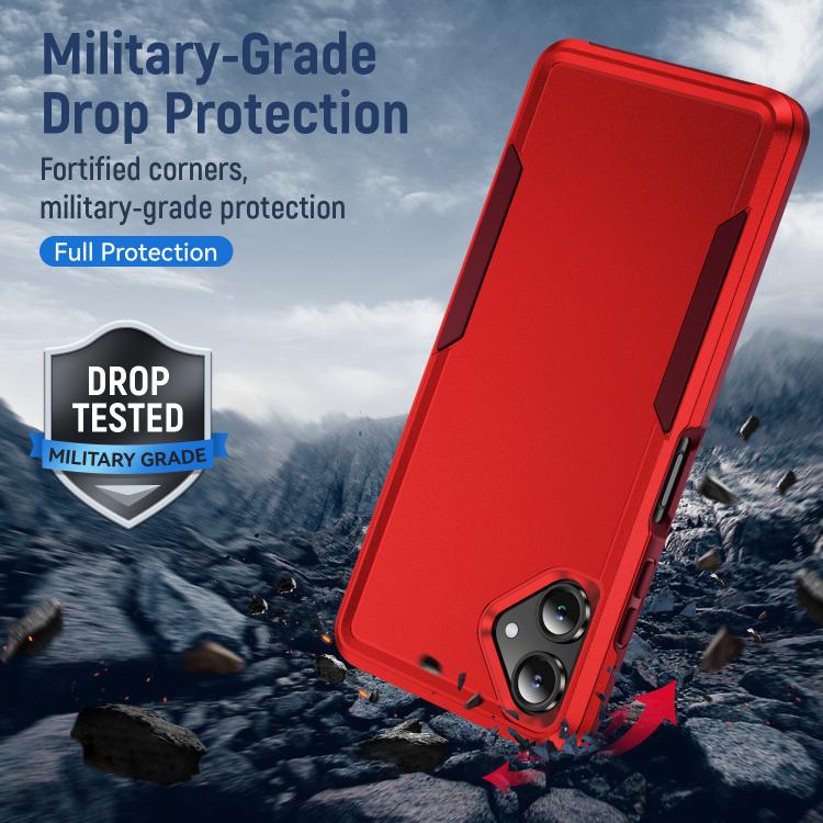 For Samsung Galaxy A06 4G / 5G Pioneer Armor Heavy Duty PC Hybrid TPU Phone Case