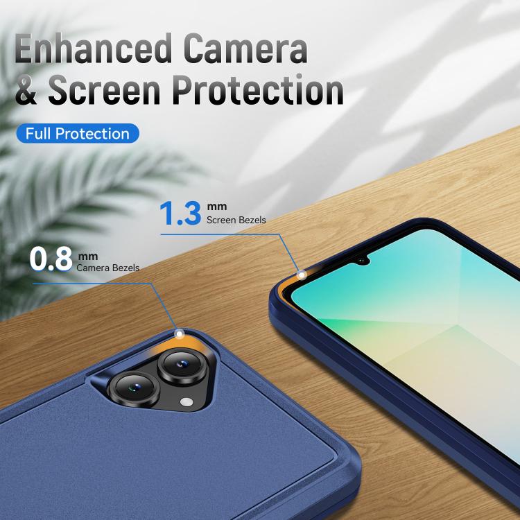 For Samsung Galaxy A06 4G / 5G Pioneer Armor Heavy Duty PC Hybrid TPU Phone Case
