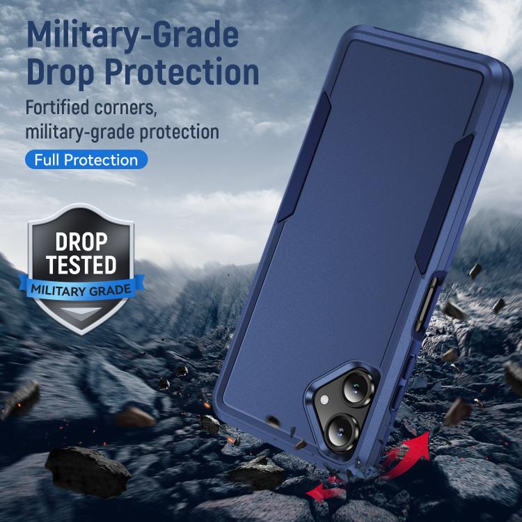 For Samsung Galaxy A06 4G / 5G Pioneer Armor Heavy Duty PC Hybrid TPU Phone Case