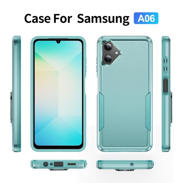 For Samsung Galaxy A06 4G / 5G Pioneer Armor Heavy Duty PC Hybrid TPU Phone Case