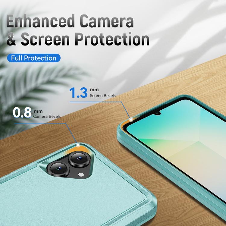 For Samsung Galaxy A06 4G / 5G Pioneer Armor Heavy Duty PC Hybrid TPU Phone Case