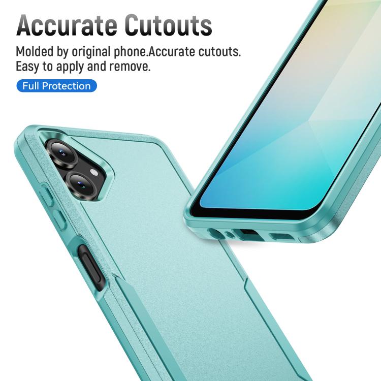 For Samsung Galaxy A06 4G / 5G Pioneer Armor Heavy Duty PC Hybrid TPU Phone Case