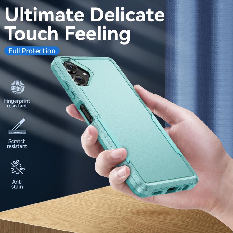 For Samsung Galaxy A06 4G / 5G Pioneer Armor Heavy Duty PC Hybrid TPU Phone Case