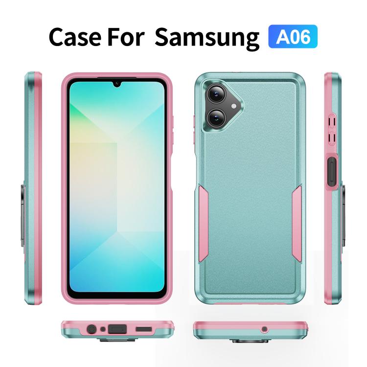 For Samsung Galaxy A06 4G / 5G Pioneer Armor Heavy Duty PC Hybrid TPU Phone Case