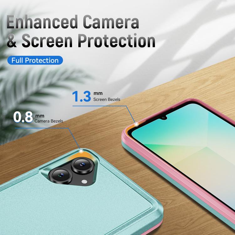 For Samsung Galaxy A06 4G / 5G Pioneer Armor Heavy Duty PC Hybrid TPU Phone Case