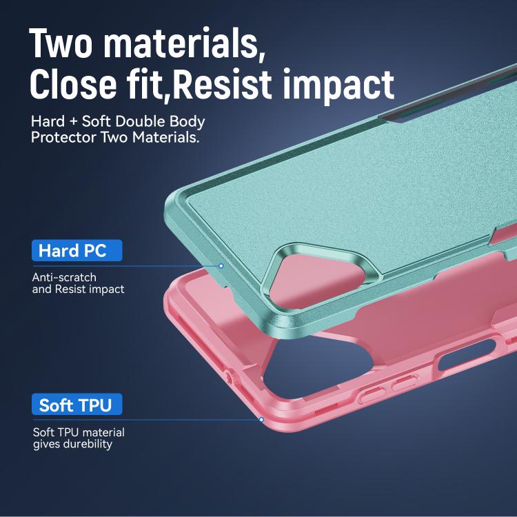 For Samsung Galaxy A06 4G / 5G Pioneer Armor Heavy Duty PC Hybrid TPU Phone Case